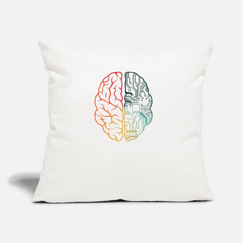 Programmeur Coding - Developer Programming Brain Coussin et housse de 45 x 45 cm