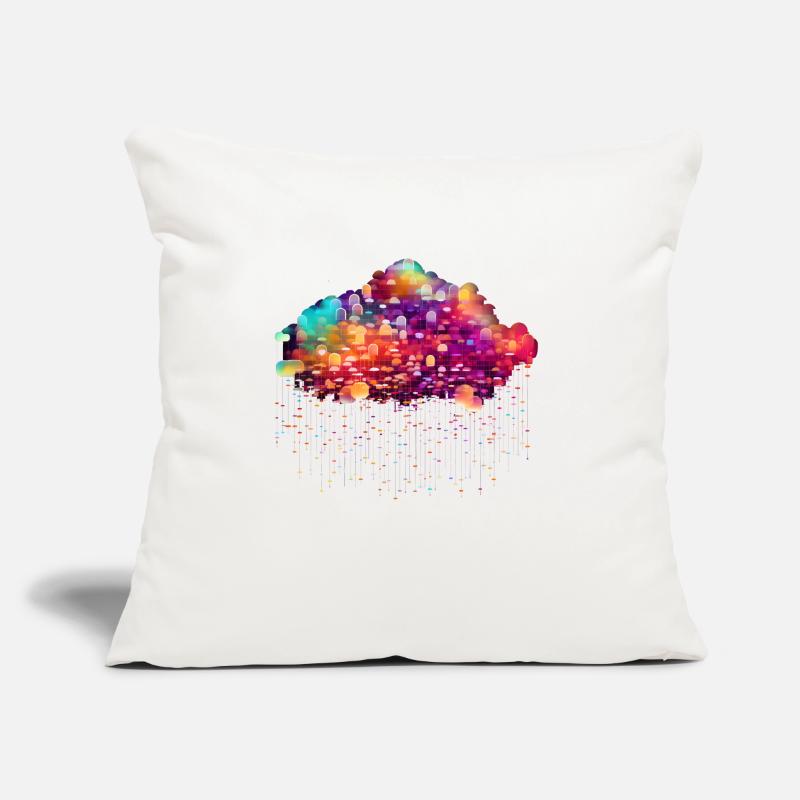 Cloud Computing Cyberpunk Entwickler IT Computer Sofakissen mit Füllung 45 x 45 cm