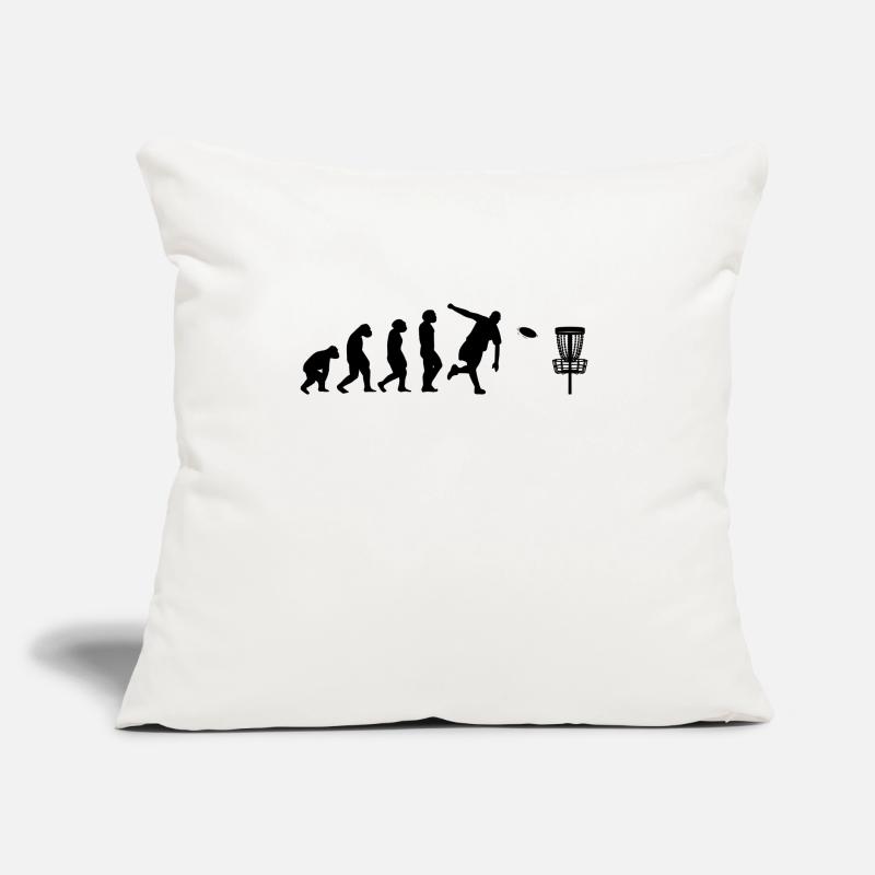 Disc-Golf-Spieler Disc-Golfer Game Evolution Sofakissen mit Füllung 45 x 45 cm