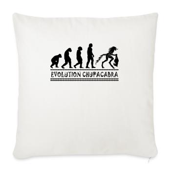 Kryptozoologen Chupacabra-Kreaturen Evolution - Sofakissen mit Füllung 45 x 45 cm - Naturweiß  - Vorne
