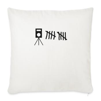 Speed Camera Highway Speed Tire Tuning - Sofa pillow with filling 45cm x 45cm - natural white - Front