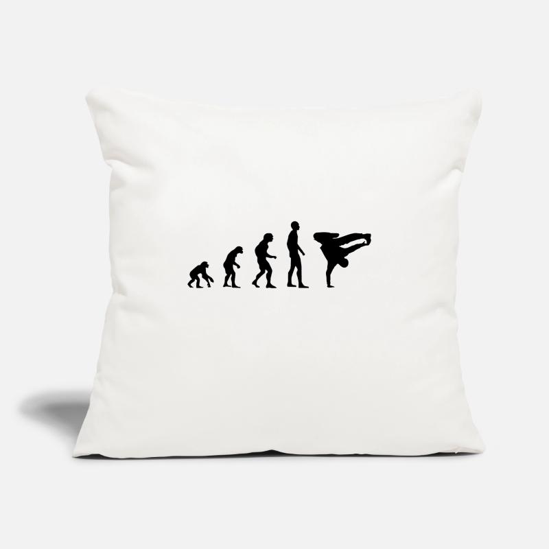 Breakdance Evolution Silhouette Sofakissen mit Füllung 45 x 45 cm