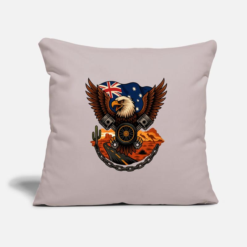 Australian Eagle Motorized Sofa pillow with filling 45cm x 45cm