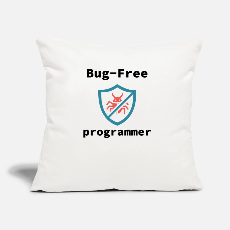 Bug-Free Programmer, Bug-Free Programming Sofa pillow with filling 45cm x 45cm