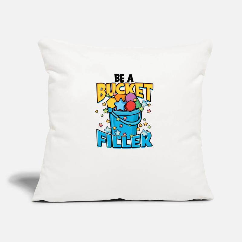 Sei ein Eimerfüller Lehrer Growth Mindset - Sofakissen mit Füllung 45 x 45 cm