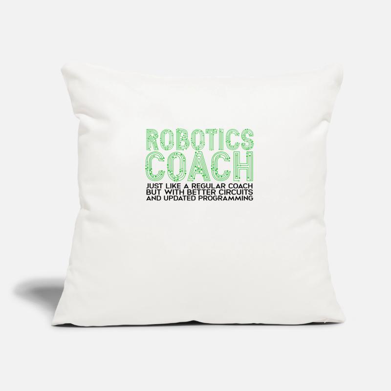 Robotics coach just like a regular coach - Tech Sofa pillow with filling 45cm x 45cm