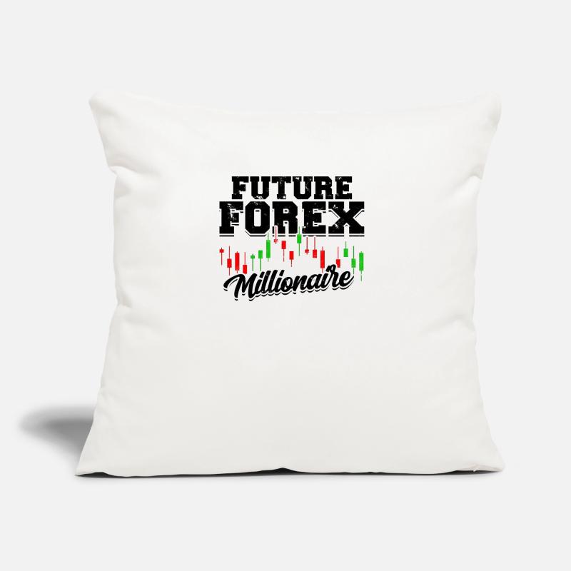 Future Forex Millionaire - carriera Cuscino da divano 45 x 45 cm con riempimento