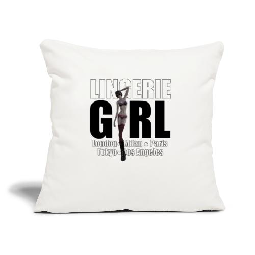 The Fashionable Woman - Lingerie Girl - Sofa pillow with filling 45cm x 45cm