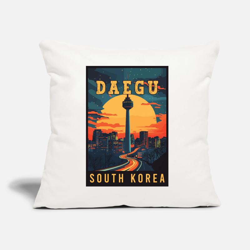 Explorez le dynamique Daegu en Corée du Sud Coussin et housse de 45 x 45 cm