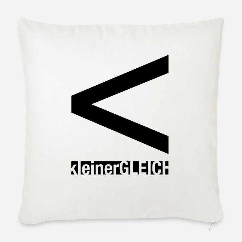Logo - Sofakissen mit Füllung 45 x 45 cm - Naturweiß 
