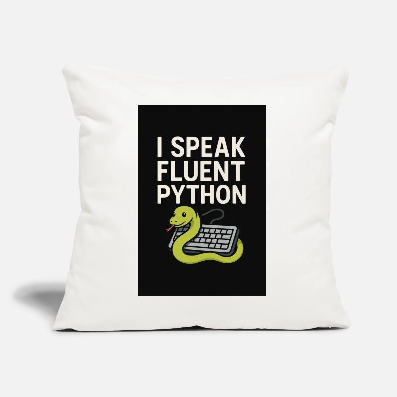 Python-Codierungsschlange Sofakissen mit Füllung 45 x 45 cm