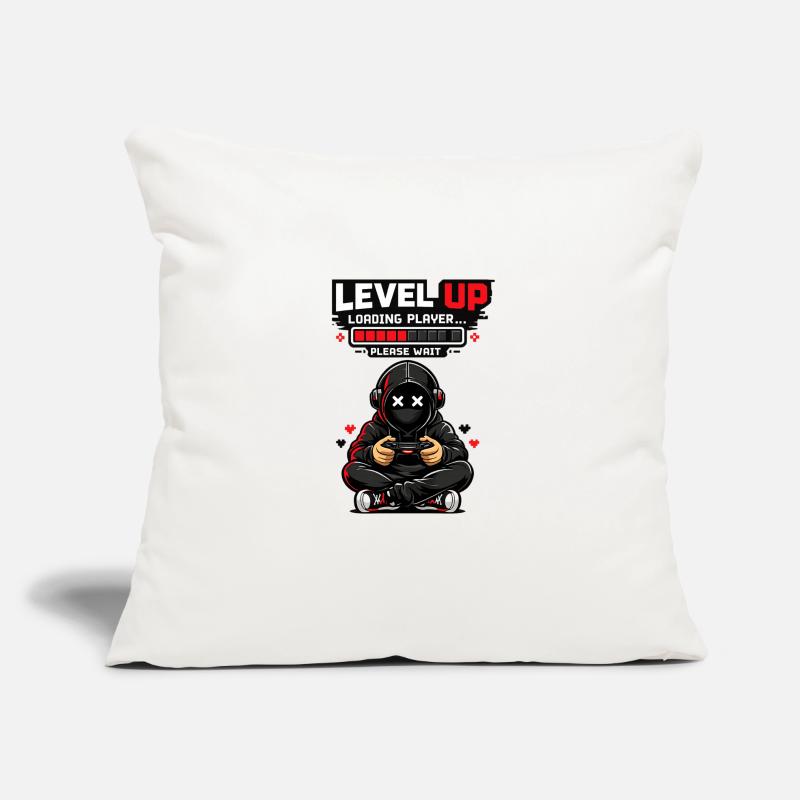 Level Up Loading Pixel Hero Sofa pillow with filling 45cm x 45cm