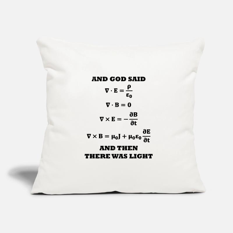 Physics Formula Equations Physicist Gift Sofa pillow with filling 45cm x 45cm