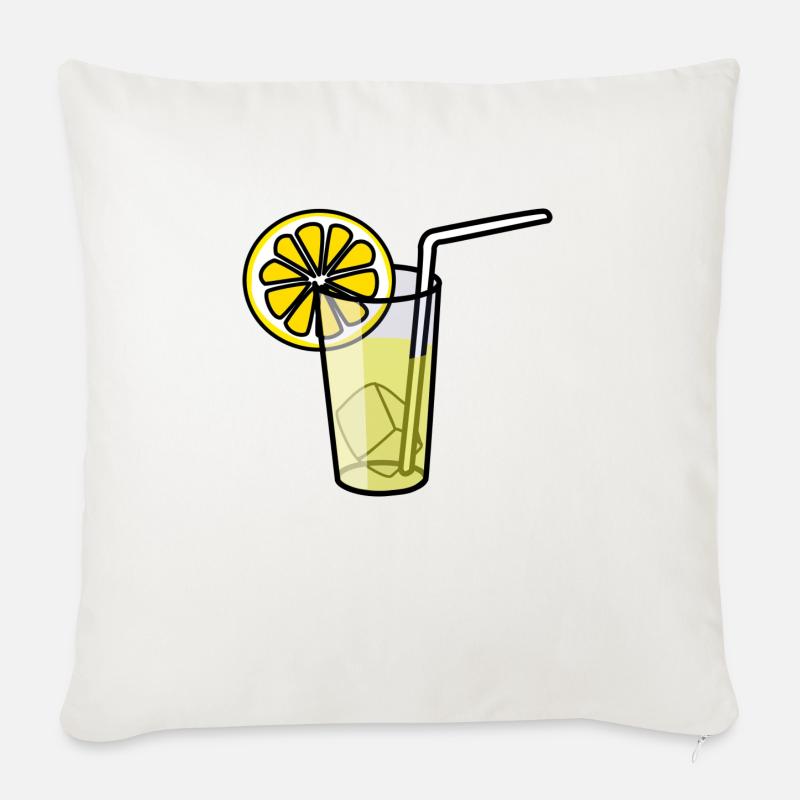 Lemonade - Sofakissen mit Füllung 45 x 45 cm - Naturweiß 