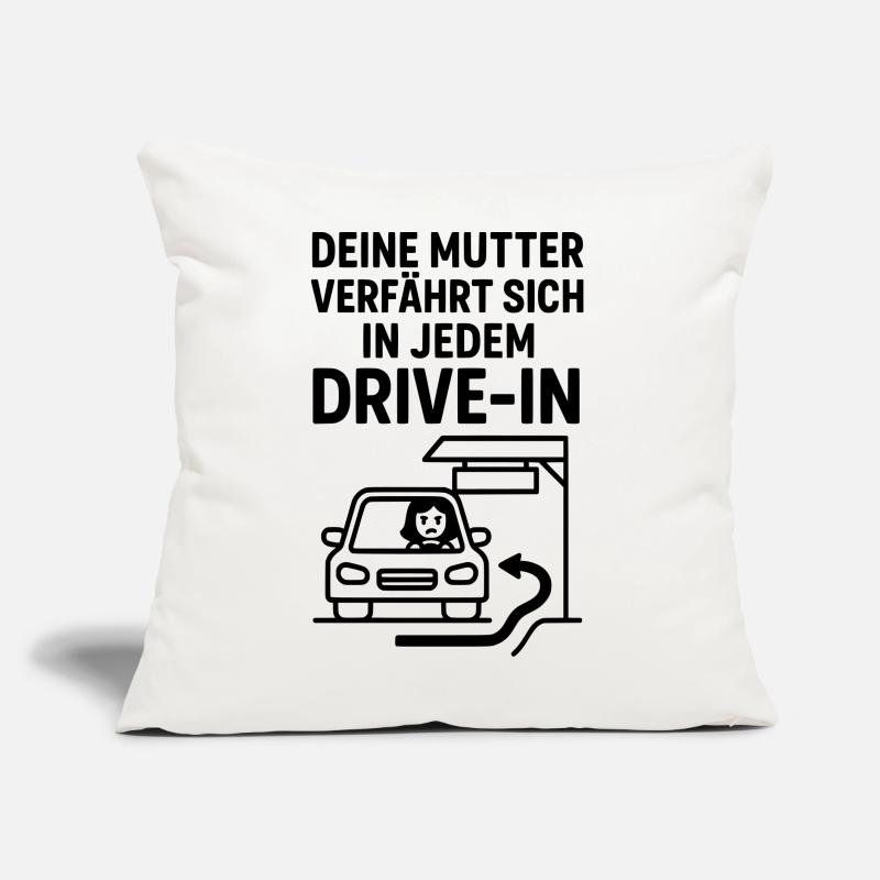 Your Mudda Drive In Sofa pillow with filling 45cm x 45cm