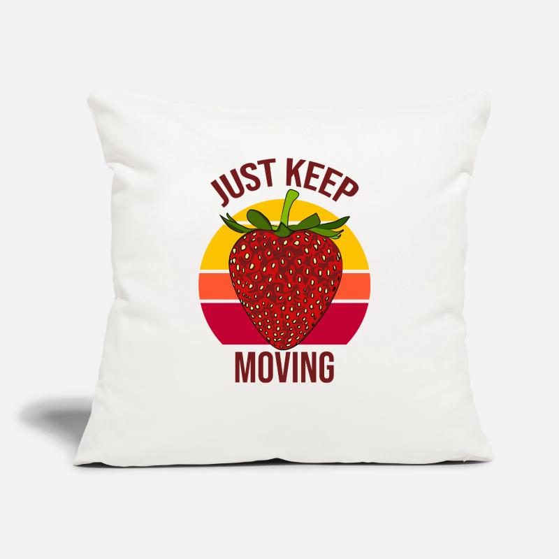 Continuez simplement à bouger Coussin et housse de 45 x 45 cm