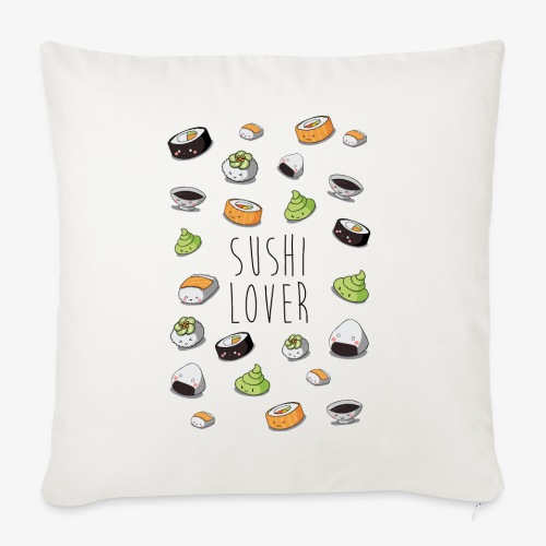 Sushi lover - Coussin et housse de 45 x 45 cm