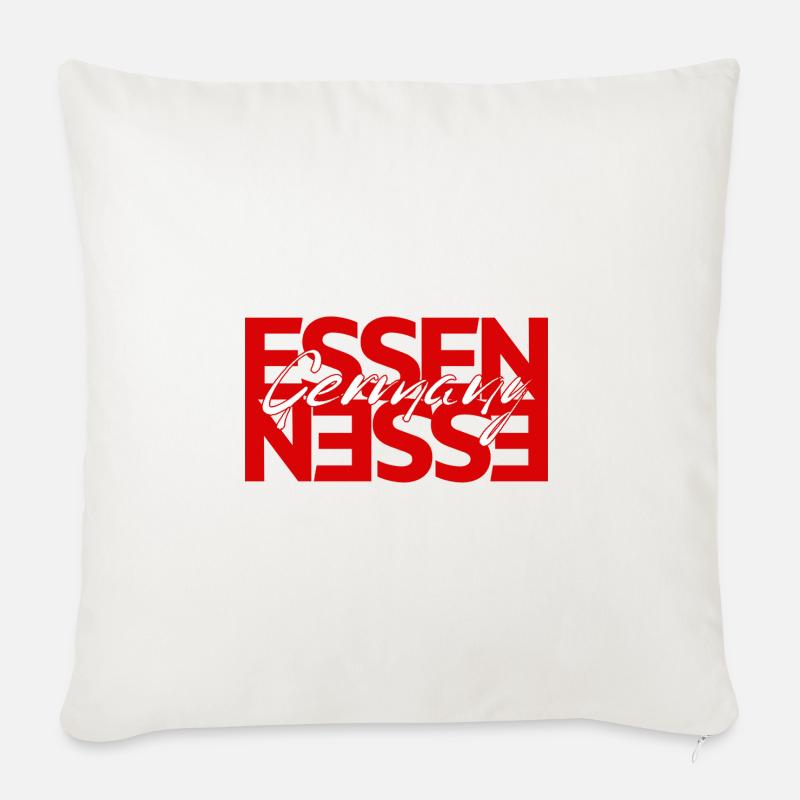Essen Germany  - Sofakissen mit Füllung 45 x 45 cm - Naturweiß 