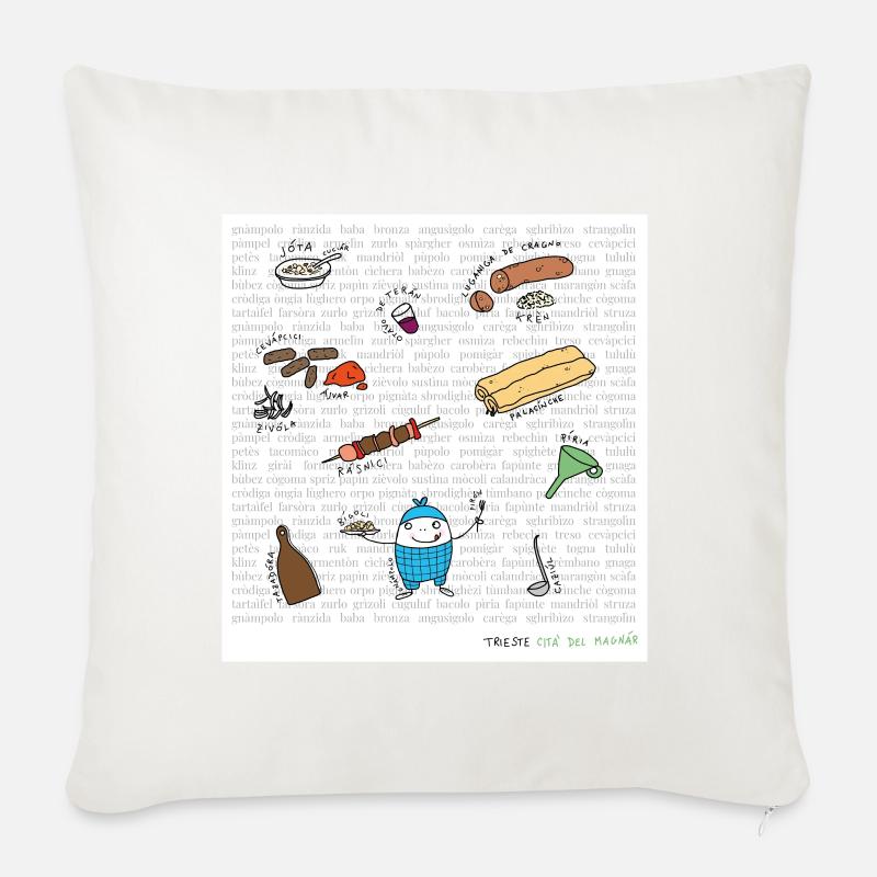 Magnar Backpack - Sofa pillow with filling 45cm x 45cm - natural white