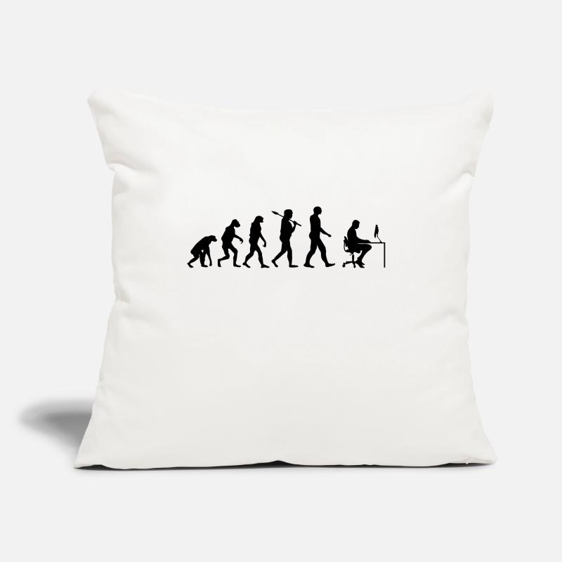 Programmierer T-Shirt · Evolution · Informatik Sofakissen mit Füllung 45 x 45 cm