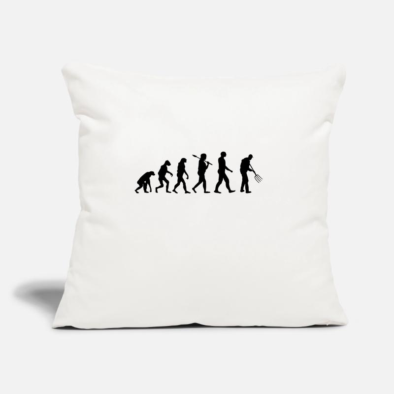Farmer pitchfork evolution Sofa pillow with filling 45cm x 45cm