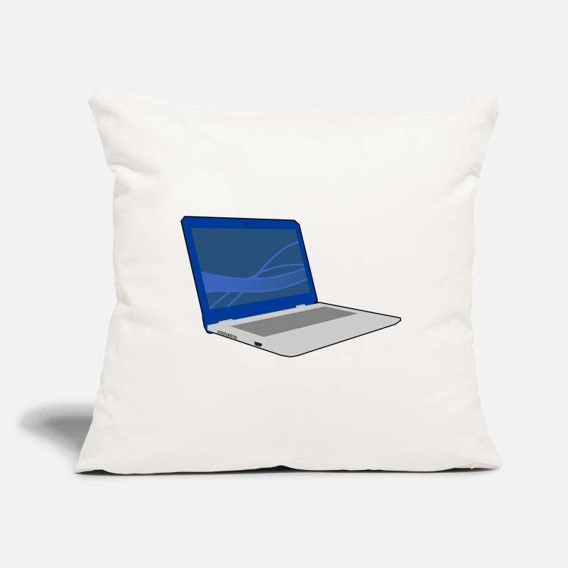 Laptop computer keyboard PC notebook gift idea Sofa pillow with filling 45cm x 45cm