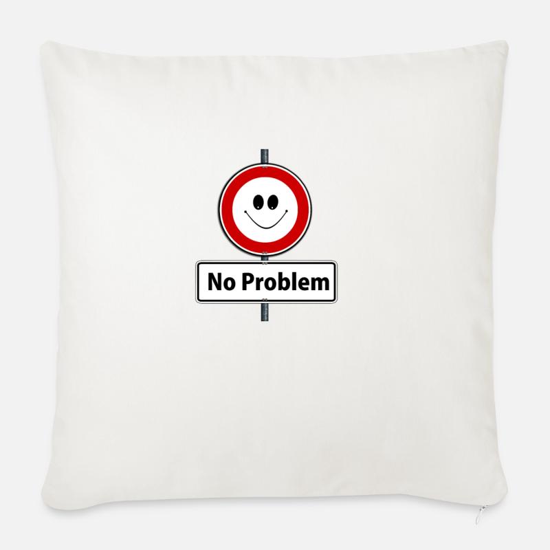 problem - Sofakissen mit Füllung 45 x 45 cm - Naturweiß 