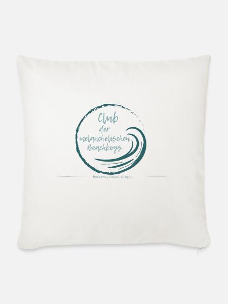 Club der melancholischen Beachboys Rockaway Beach - Sofakissen mit Füllung 45 x 45 cm - Naturweiß 