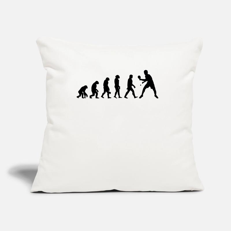 Évolution Du Ping Pong Coussin et housse de 45 x 45 cm