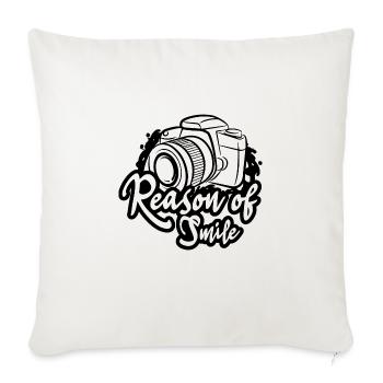 Photography Photographer Photographer Camera - Sofa pillow with filling 45cm x 45cm - natural white - Front