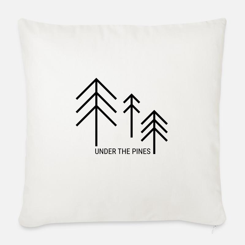 Pines - Sofakissen mit Füllung 45 x 45 cm - Naturweiß 