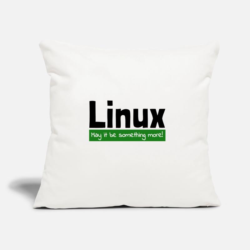 Linux Computer Computerarbeit witzige Sprüche Nerd Sofakissen mit Füllung 45 x 45 cm