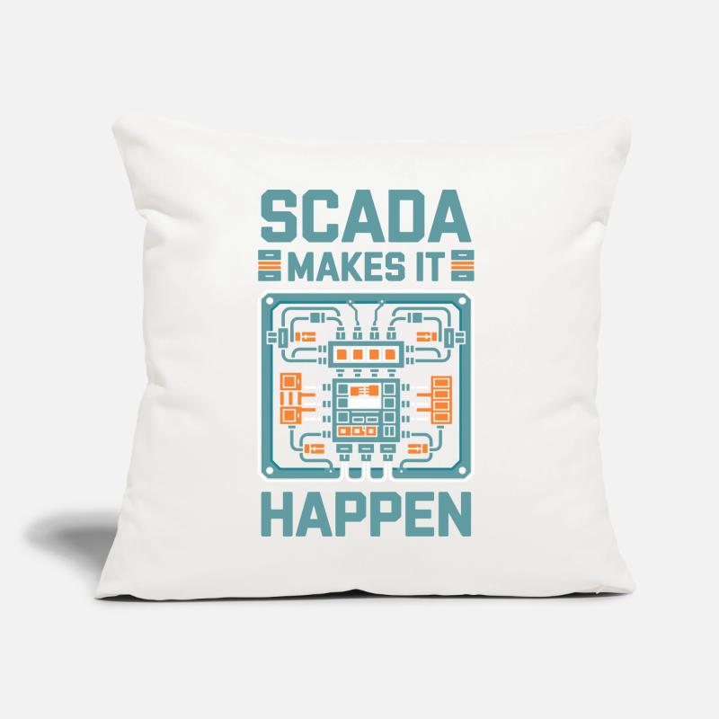  SCADA Makes It Happen Automatisierung Technik Sofakissen mit Füllung 45 x 45 cm