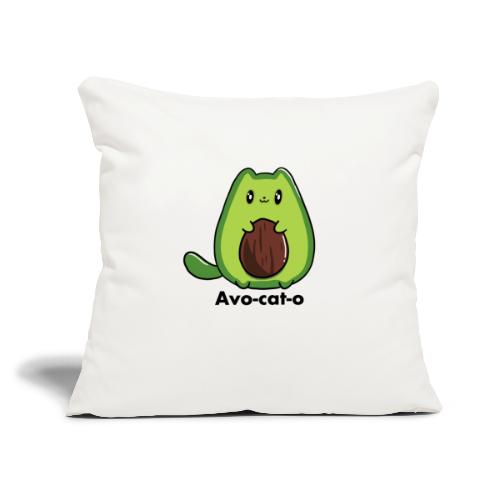 Gatto avocado - Avo - cat - o tutti i motivi - Cuscino da divano 45 x 45 cm con riempimento