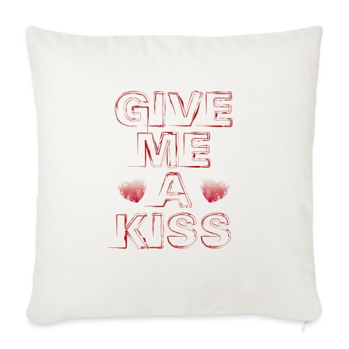 kiss - Cuscino da divano 44 x 44 cm con riempimento