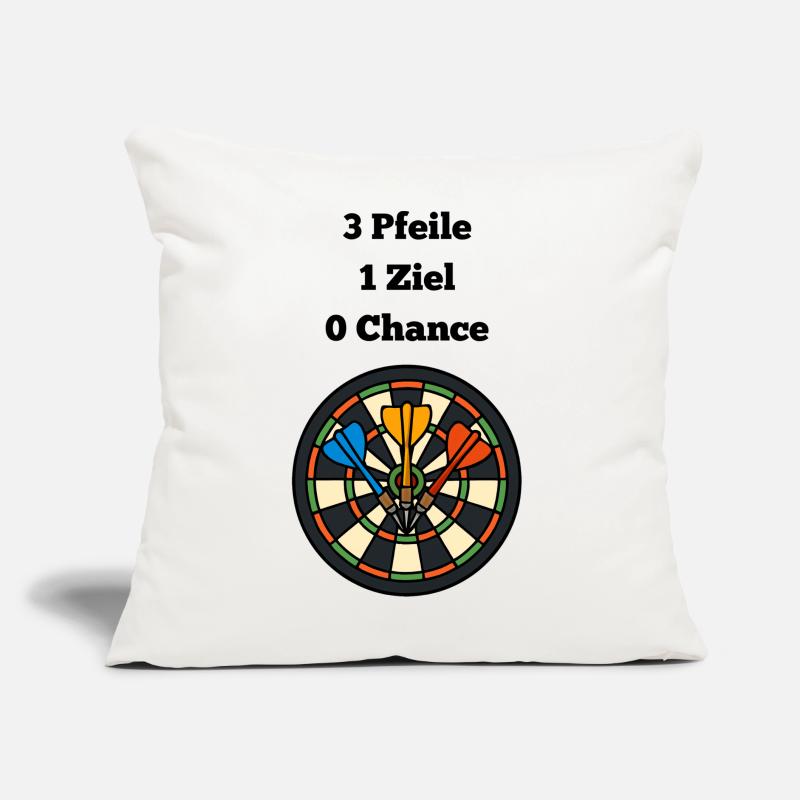 Conception de la cible de fléchettes en cible Coussin et housse de 45 x 45 cm