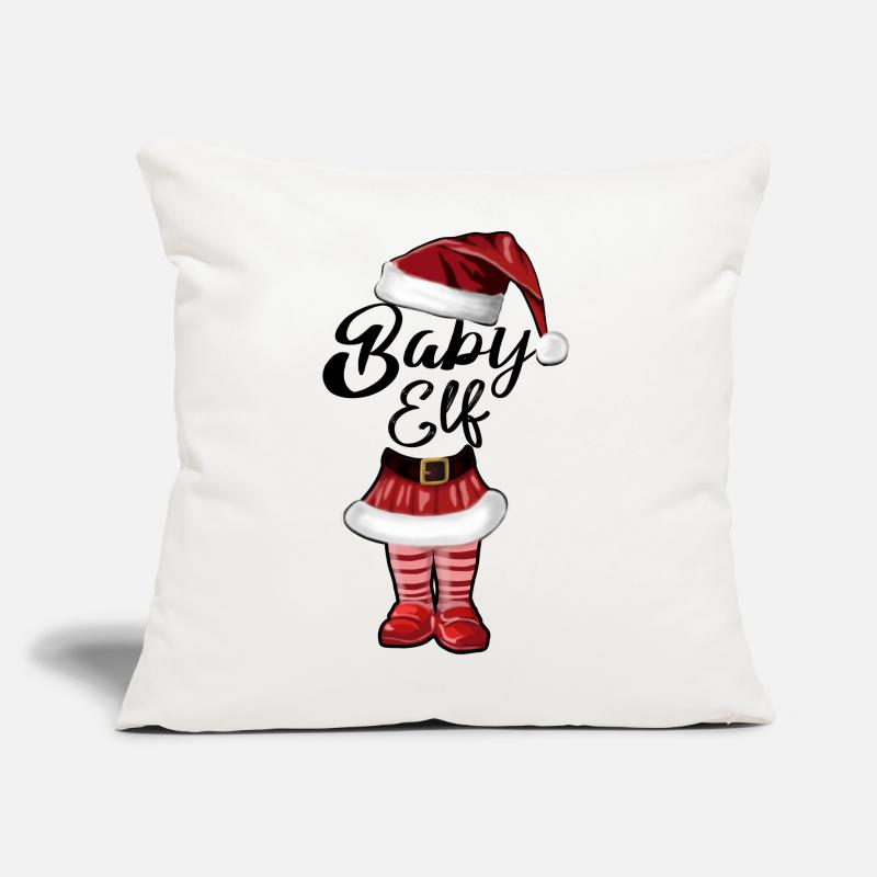 Bébé Elfe – Douce Conception de Noël Coussin et housse de 45 x 45 cm