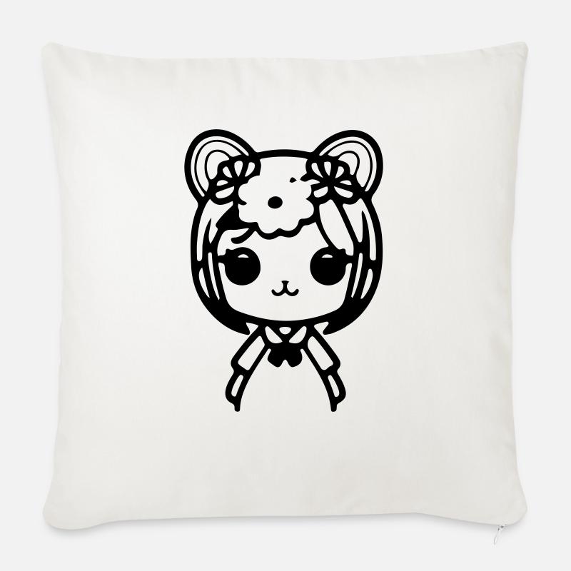 Blossom Dreams Char - Coussin et housse de 45 x 45 cm - blanc nature