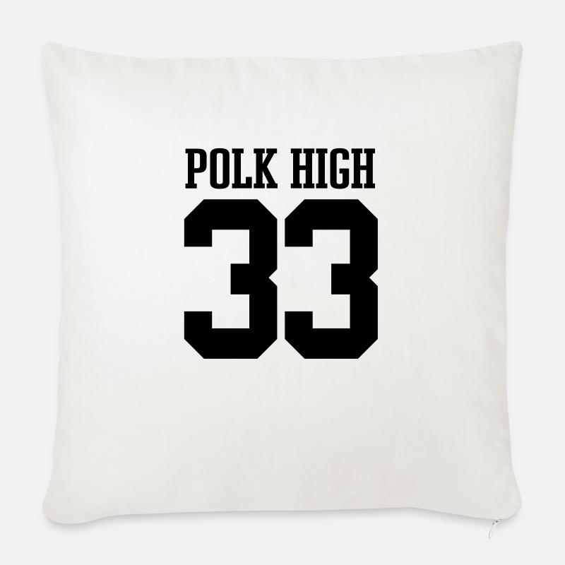 Polk High 33 - Sofakissen mit Füllung 45 x 45 cm - Naturweiß 