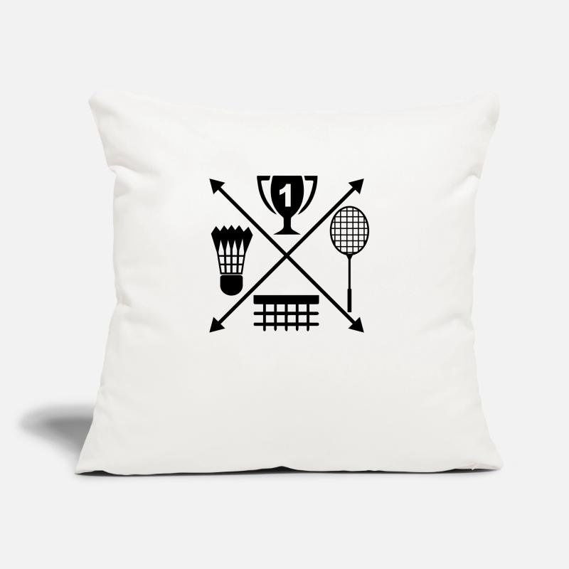 badminton Sofa pillow with filling 45cm x 45cm