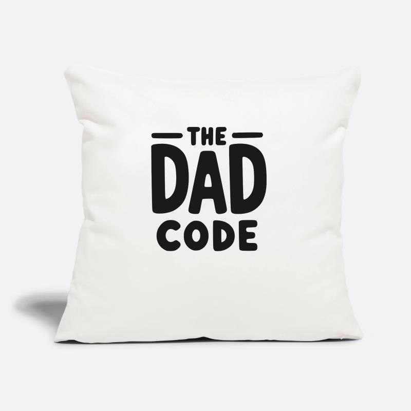 Der Papa-Code Sofakissen mit Füllung 45 x 45 cm