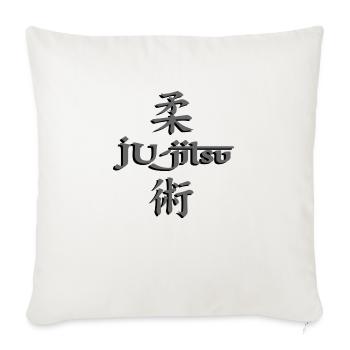 Ju Jitsu France Japon - Coussin et housse de 45 x 45 cm - blanc nature - Devant