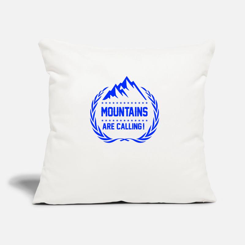 mountains are calling Sofa pillow with filling 45cm x 45cm