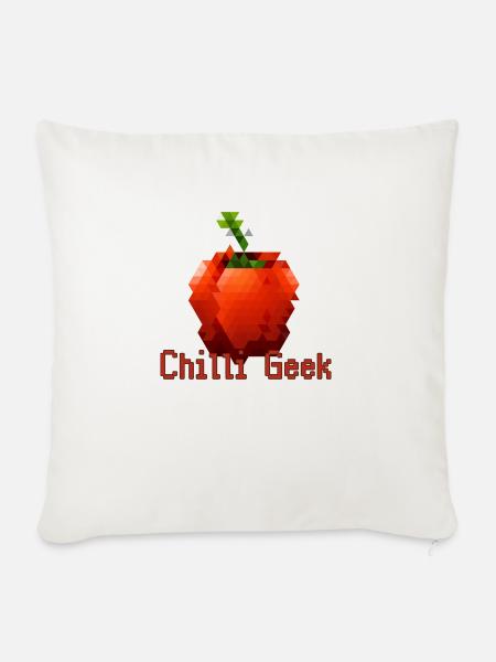Chilli,geek,chilli geek,pixel - Sofakissen mit Füllung 45 x 45 cm - Naturweiß 