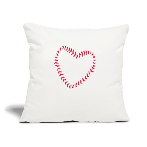 2581172 1029128891 Baseball Heart Of Seams - Sofa pillow with filling 45cm x 45cm