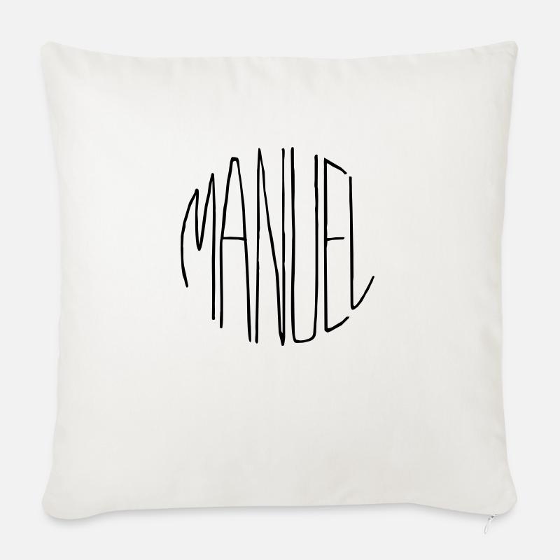 Manuel - Sofakissen mit Füllung 45 x 45 cm - Naturweiß 
