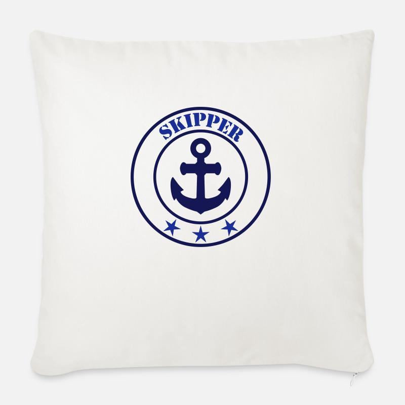Skipper - Sofakissen mit Füllung 45 x 45 cm - Naturweiß 