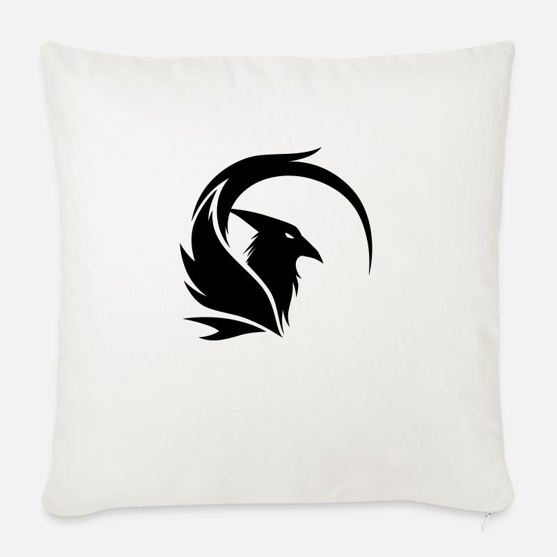 Phoenix Emblem - Sofakissen mit Füllung 45 x 45 cm - Naturweiß 