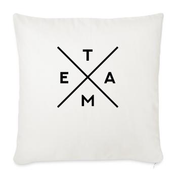TEAM - Sofa pillow with filling 45cm x 45cm - natural white - Front