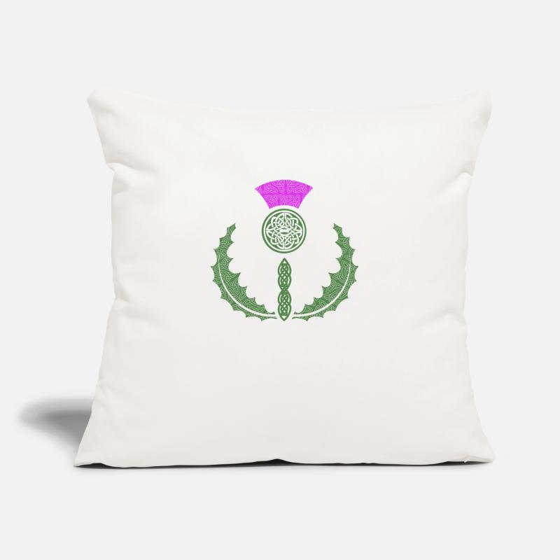Celtic Knotwork Thistle Sofa pillow with filling 45cm x 45cm